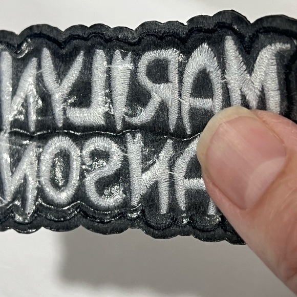 Marilyn Manson Iron-On Patch - Picture 4 of 7